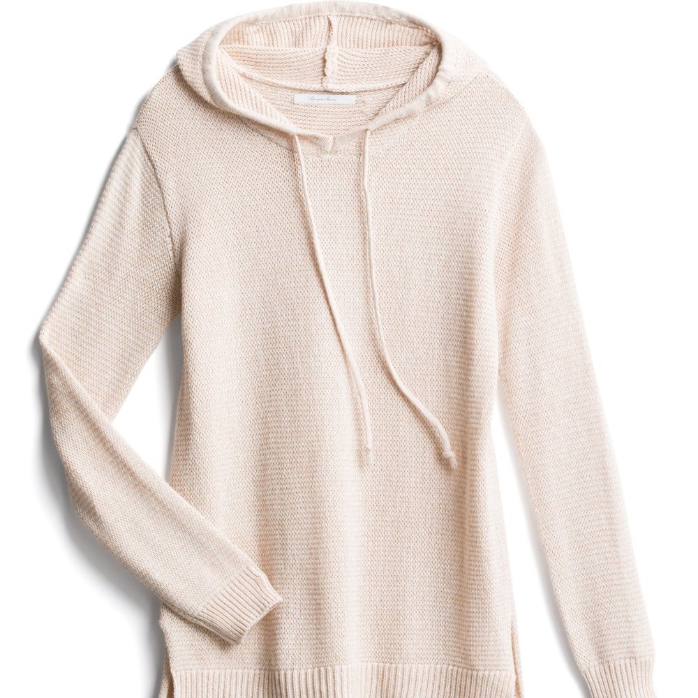 Harper Lane Laoise Cotton Blend Hooded Pullover XX